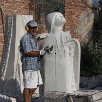 Скульптор зобразив Героя Майдану  у вигляді ангела з перебитим крилом