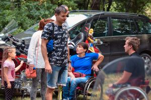 В Ужгороде подарили колясочникам удовольствие от скорости