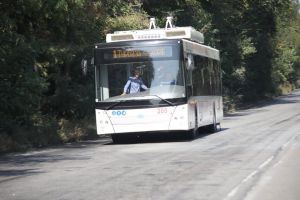У Запоріжжі тролейбуси з автономним ходом вийшли на лінію