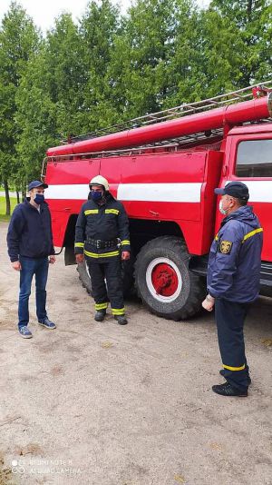 У селі Яхники почав функціонувати підрозділ місцевої пожежної охорони
