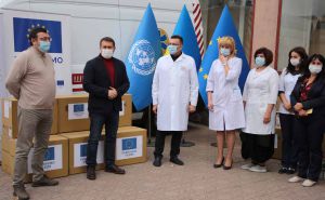 15 тисяч респіраторів передали  обласній клінічній лікарні Луганщини