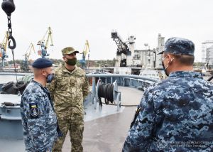 Контр-адмірал особисто перевірив підрозділи національного флоту, які базуються на азовському операційному напрямку