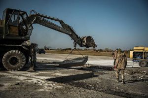 Полтавщина: Оновлюють «килим» для військових літаків