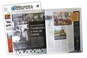 Дві сторінки про Голодомор у поважному часописі провінції Місьйонес, Аргентина