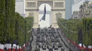 В Париже состоялся военный парад