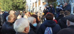 Протестувальники штурмували АТ «Житомиргаз»