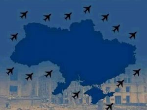 ¡Cerrar los cielos sobre Ucrania significa detener los ataques terroristas contra la población civil!