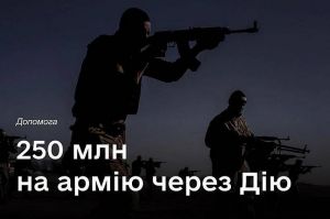 Допомога: Через Дію зібрали понад 250 млн гривень на українську армію