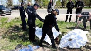 Масове захоронення розстріляних окупантами громадян виявили під Макаровом
