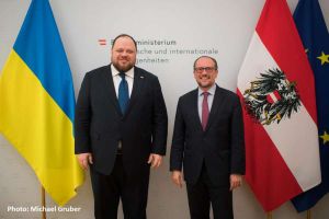 Руслан Стефанчук отримав меседж від Австрії щодо надання Україні статусу кандидата в члени ЄС