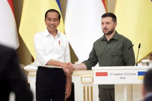Глава держави провів переговори з Президентом Індонезії Джоко Відодо, який відвідує Київ