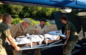 Крила надії… Вертольоти Нацполіції України евакуюють поранених