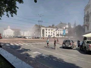 росіяни обстріляли центр Чернігова. Є загиблі й поранені