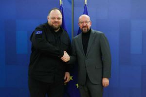 Спікер Парламенту України Руслан Стефанчук провів зустрічі й переговори із Головою Євроради Шарлем Мішелем та Генеральним секретарем НАТО Єнсом Столтенбергом