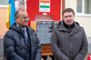 Комунальні заклади Львівщини отримали допомогу з Індії