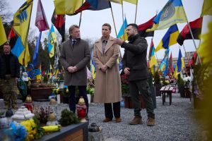 У Львові Президент України з прем’єркою Данії вшанували пам’ять воїнів