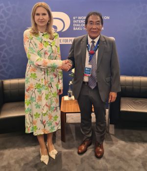 Віцеспікерка Олена Кондратюк  зустрілася із Президентом Сенату Малайзії  Мутангом Тагалом та запросила Малайзію на Саміт миру в Швейцарії