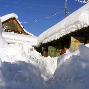 Такого снега давно не видели на Прикарпатье
