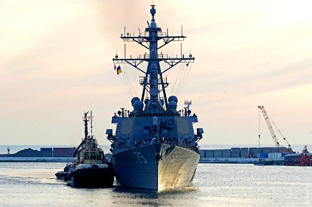 Американський есмінець прибув до Одеси для підвищення стабільності
