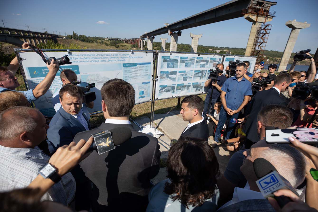 Добудова запорізького мосту через Дніпро має розпочатися у 2020 році