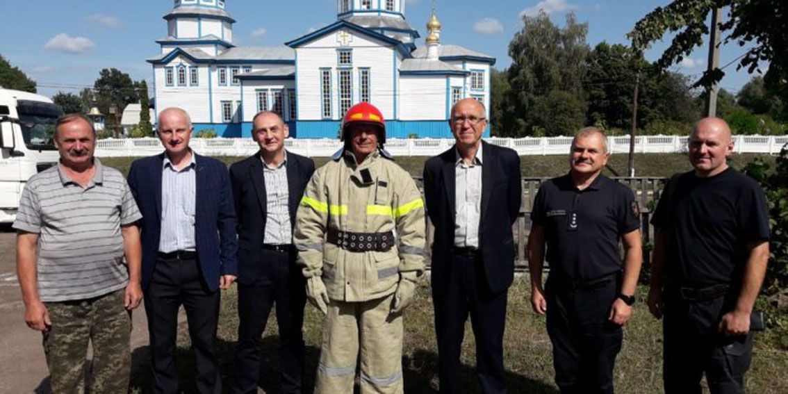 На Чернігівщині поляки навчають наших пожежників