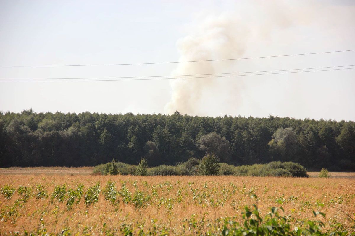 У Вінницькій області на арсеналі знову вибухнули боєприпаси