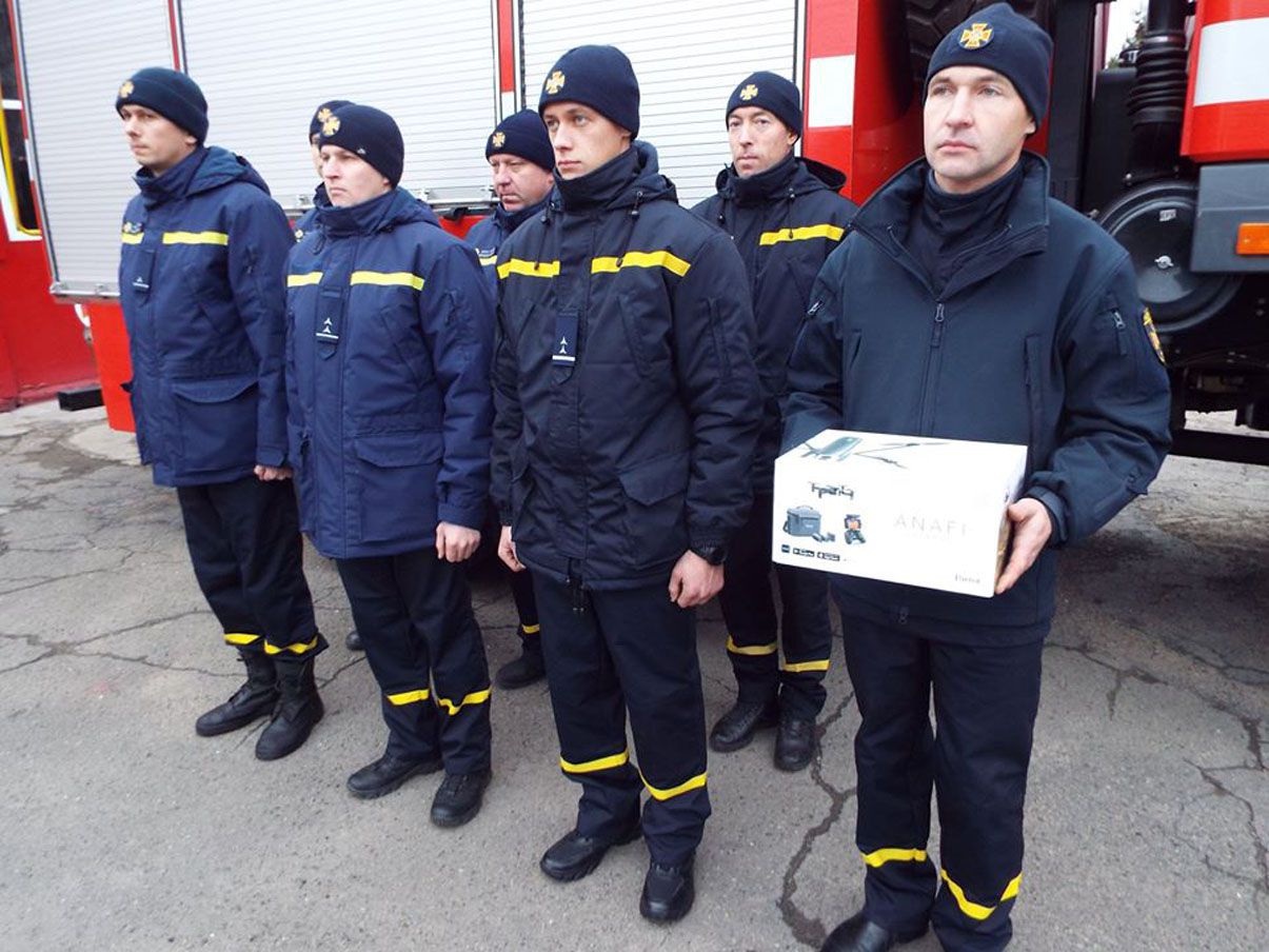 Квадрокоптер на службі у рятувальників Луганщини