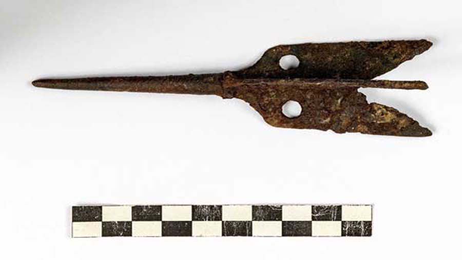 На Полтавщині знайшли наконечник стріли золотоординського часу