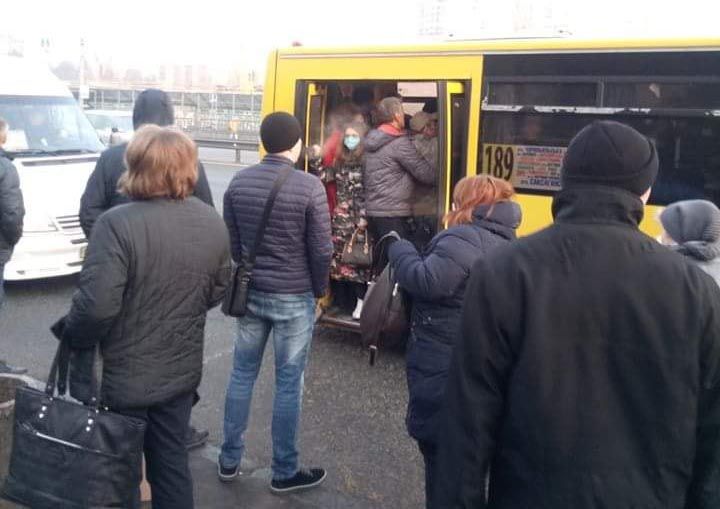 Київ: Штурм автобусів  і тролейбусів
