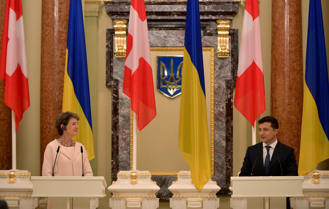 Por primera vez en la historia de las relaciones entre Ucrania y Suiza