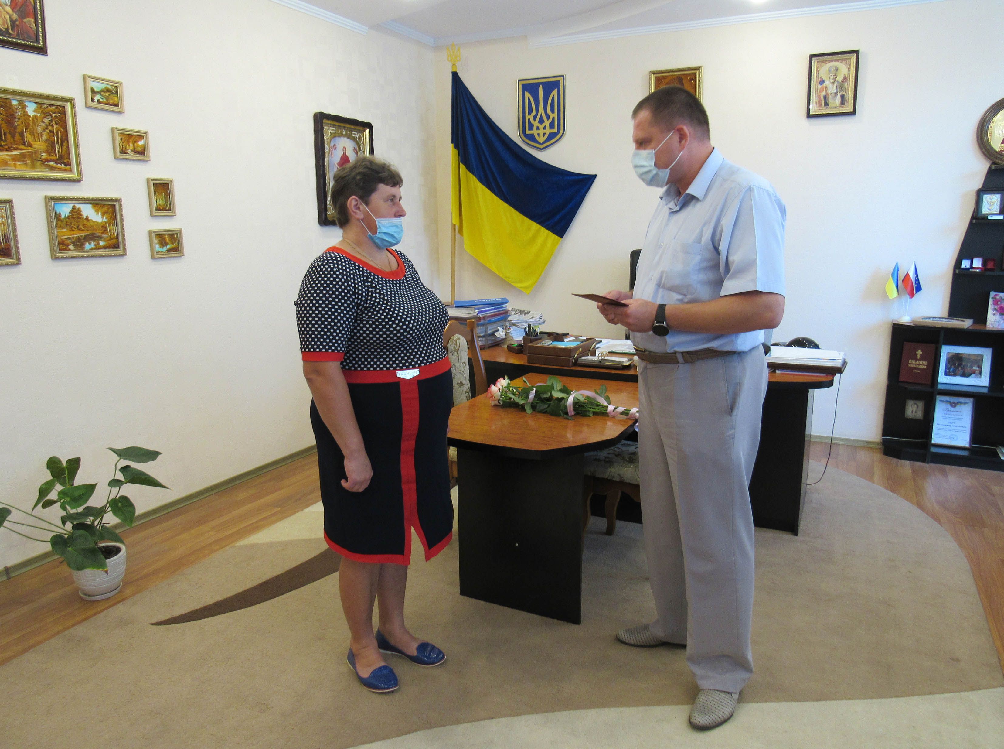 Жительница села Берег получила почетную награду