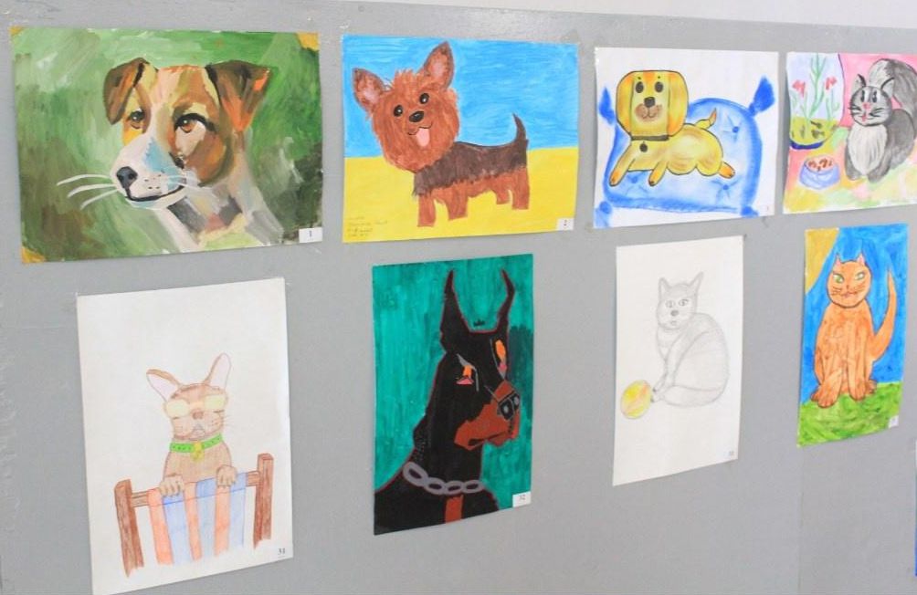 Запоріжжя: Кошти від продажу малюнків допоможуть бездомним тваринам