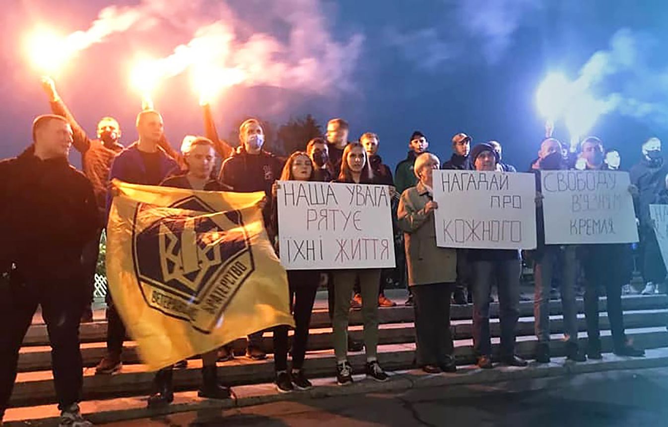 Житомир: Бранців Кремля підтримали акцією
