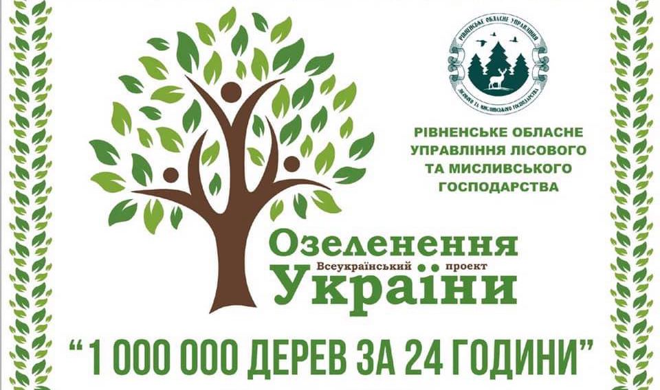 Рівненщина: У лісгоспі висадили тисячі дерев
