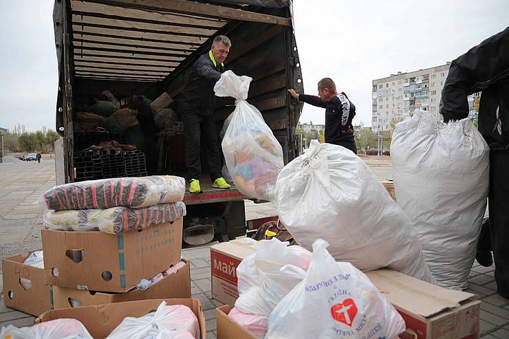 Луганщина: Гуманітарний вантаж доправлено за призначенням