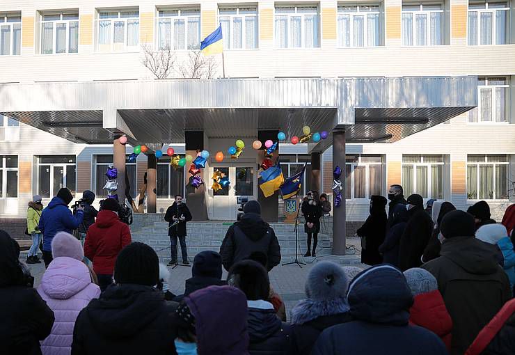 Луганщина: У Сєвєродонецьку школа з теплом