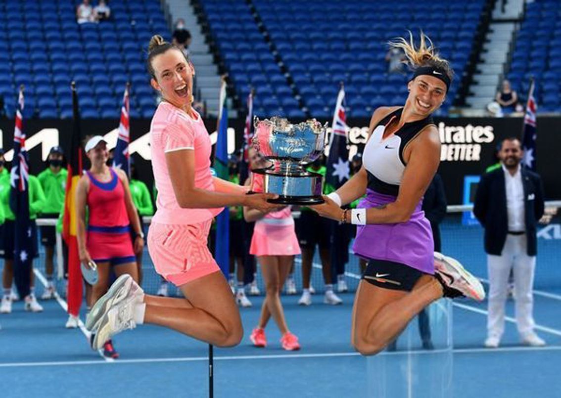 Теніс: Мертенс і Соболенко — чемпіонки Australian Open