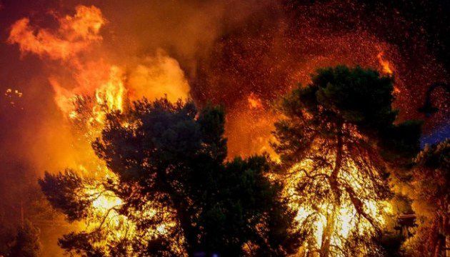 У Греції лісові пожежі