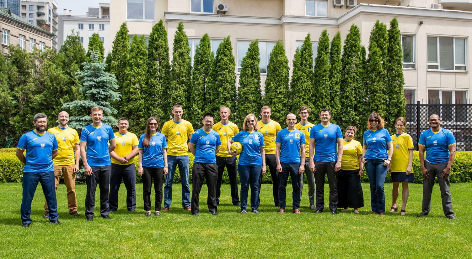 Дипломаты — в форме сборной Украины по футболу на Евро-2020