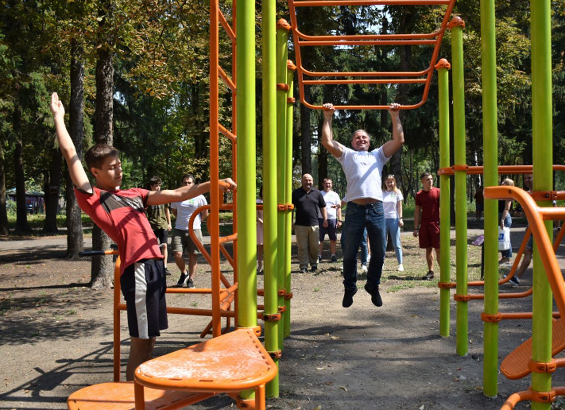 «Активні парки» захоплюють міста Донеччини