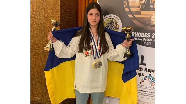 Львів’янка Анастасія Гнатишин виборола аж два «золота» на чемпіонаті світу з шахів