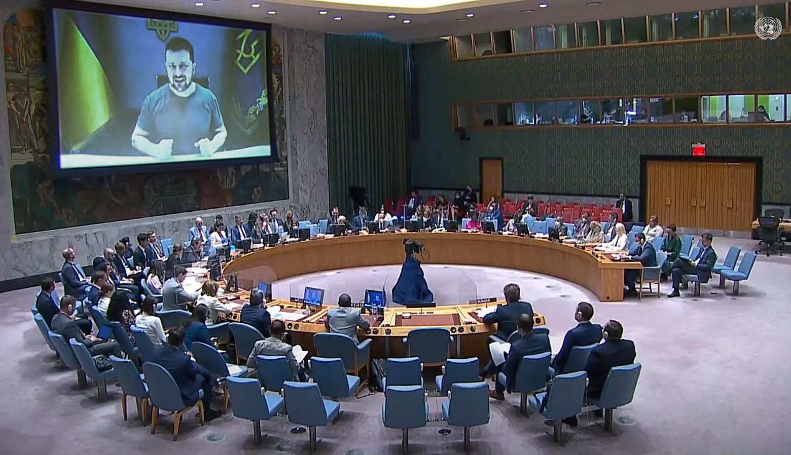 Володимир Зеленський закликав ООН позбавити рф повноважень в Генасамблеї