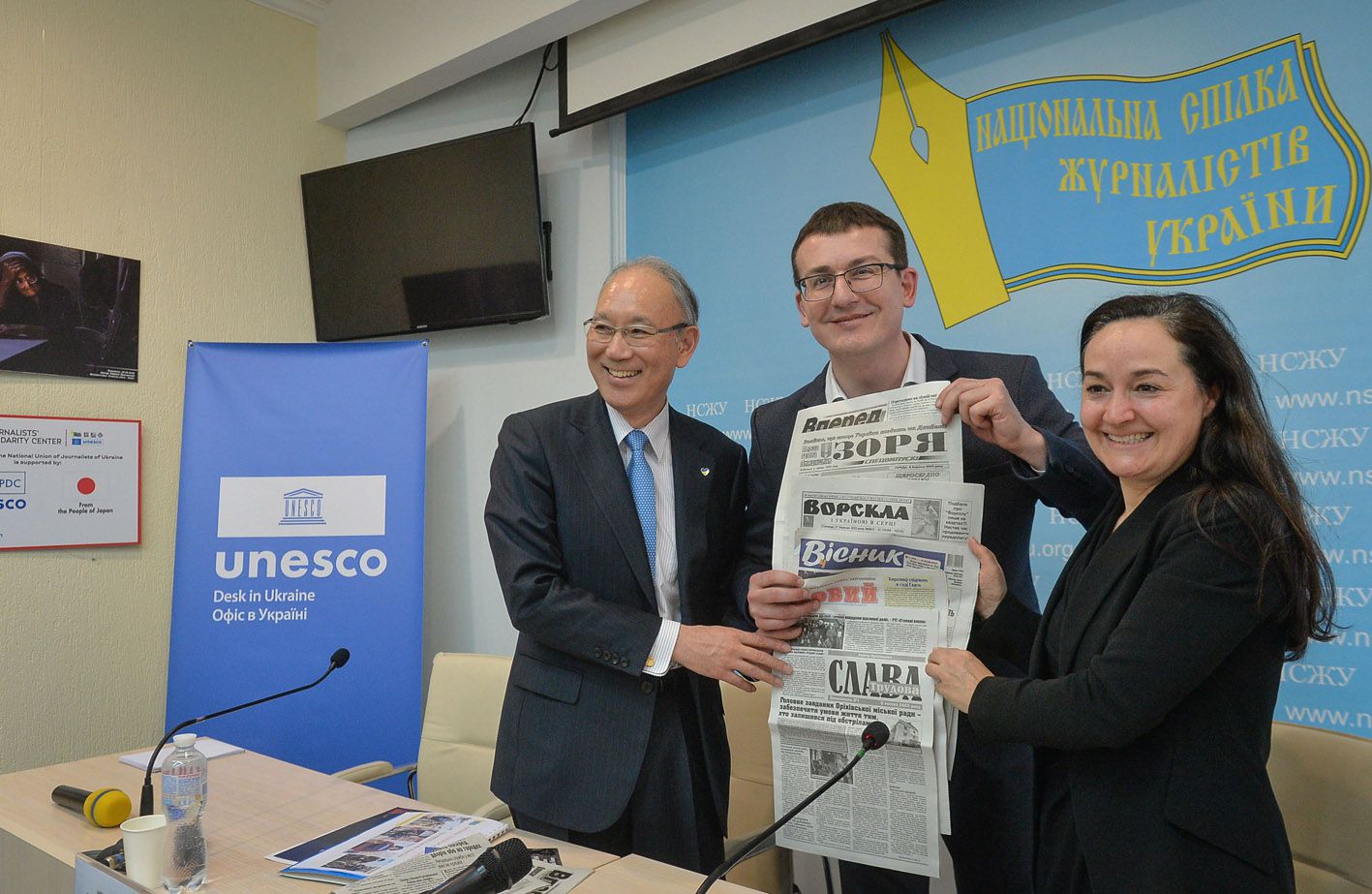 ЮНЕСКО та уряд Японії нарощують підтримку мережі Центрів журналістської солідарності (ЦЖС)
