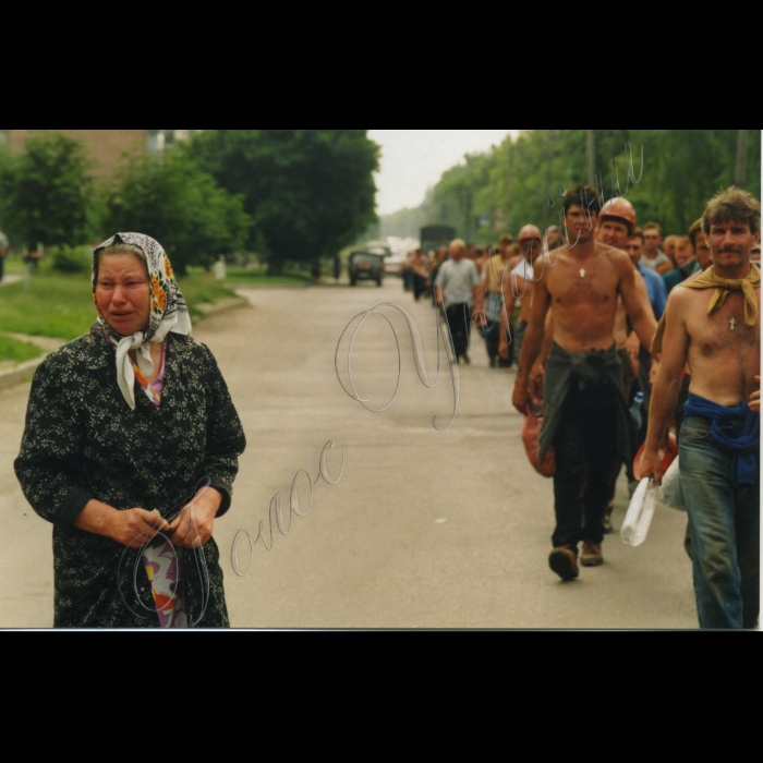 Червень 1998 року.
Піший похід шахтарів на Київ.