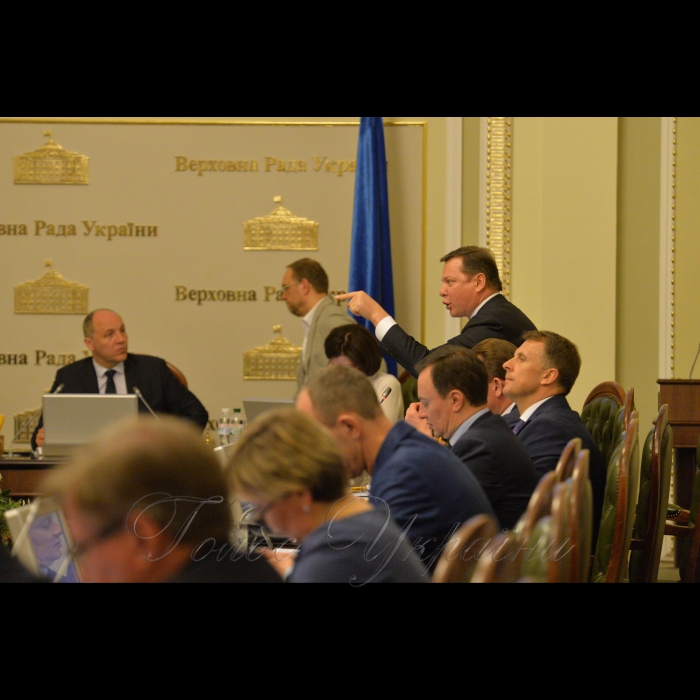 3 квітня 2017 погоджувальна рада ВР.
Олег Ляшко.