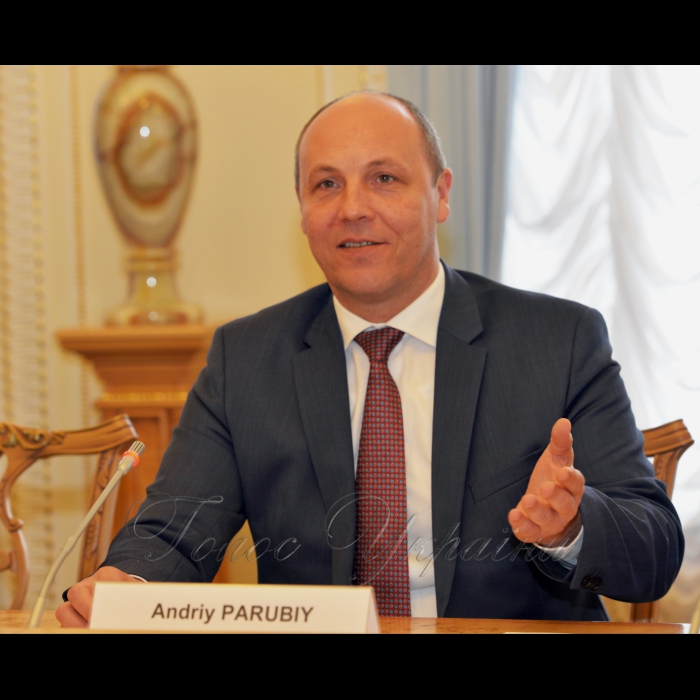 13 квітня 2017 зустріч Голови Верховної Ради України Андрія Парубія з послами країн Балто-Чорноморського регіону.