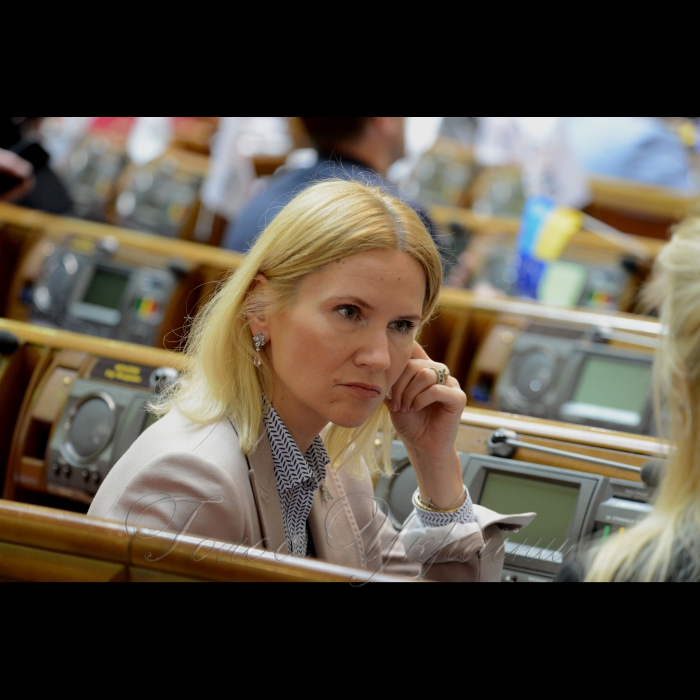 13 квітня 2017 пленарне засідання Верховної Ради України.
Олена Кондратюк - Б.