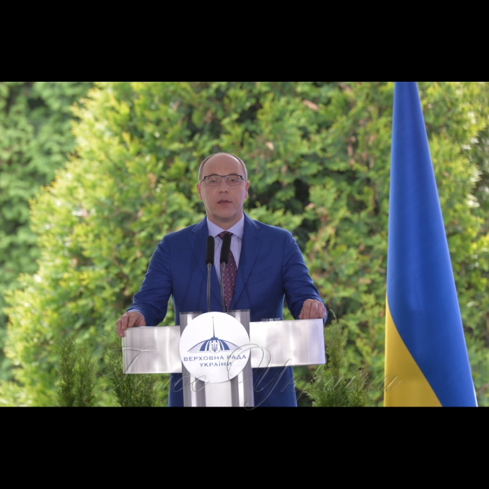Прес-конференція Голови Верховної Ради України Андрія Парубія