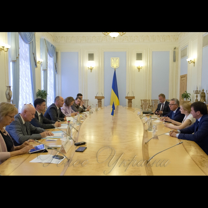 23 червня 2017 зустріч Голови Верховної Ради України Андрія Парубія з Головою Венеціанської комісії Джанні Букіккіо.
