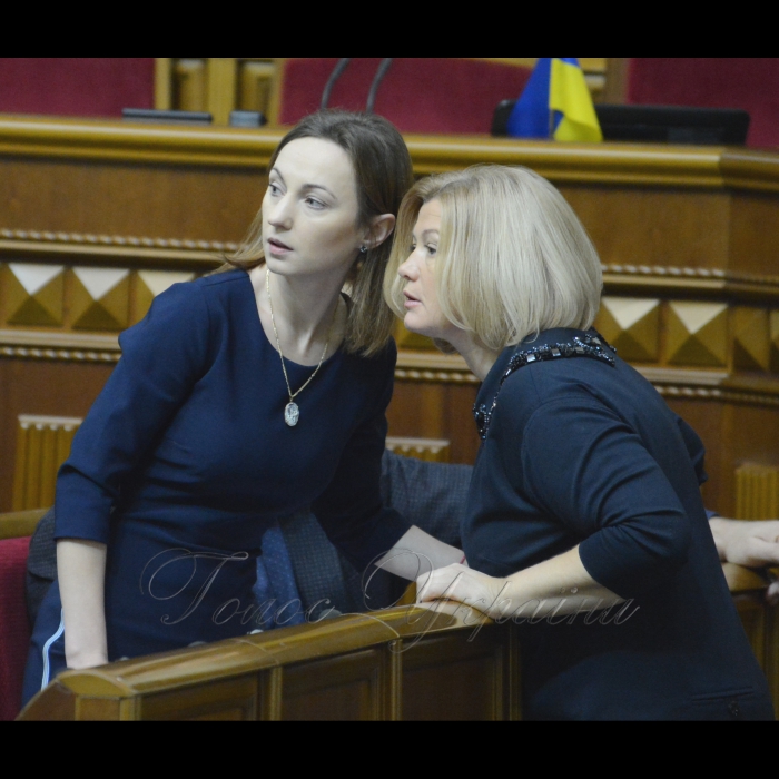 7 грудня 2017 сесія Верховної Ради України. Ірина Суслова, Ірина Геращенко.